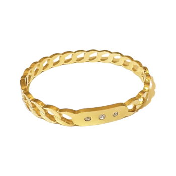 CUBAN CZ BANGLE